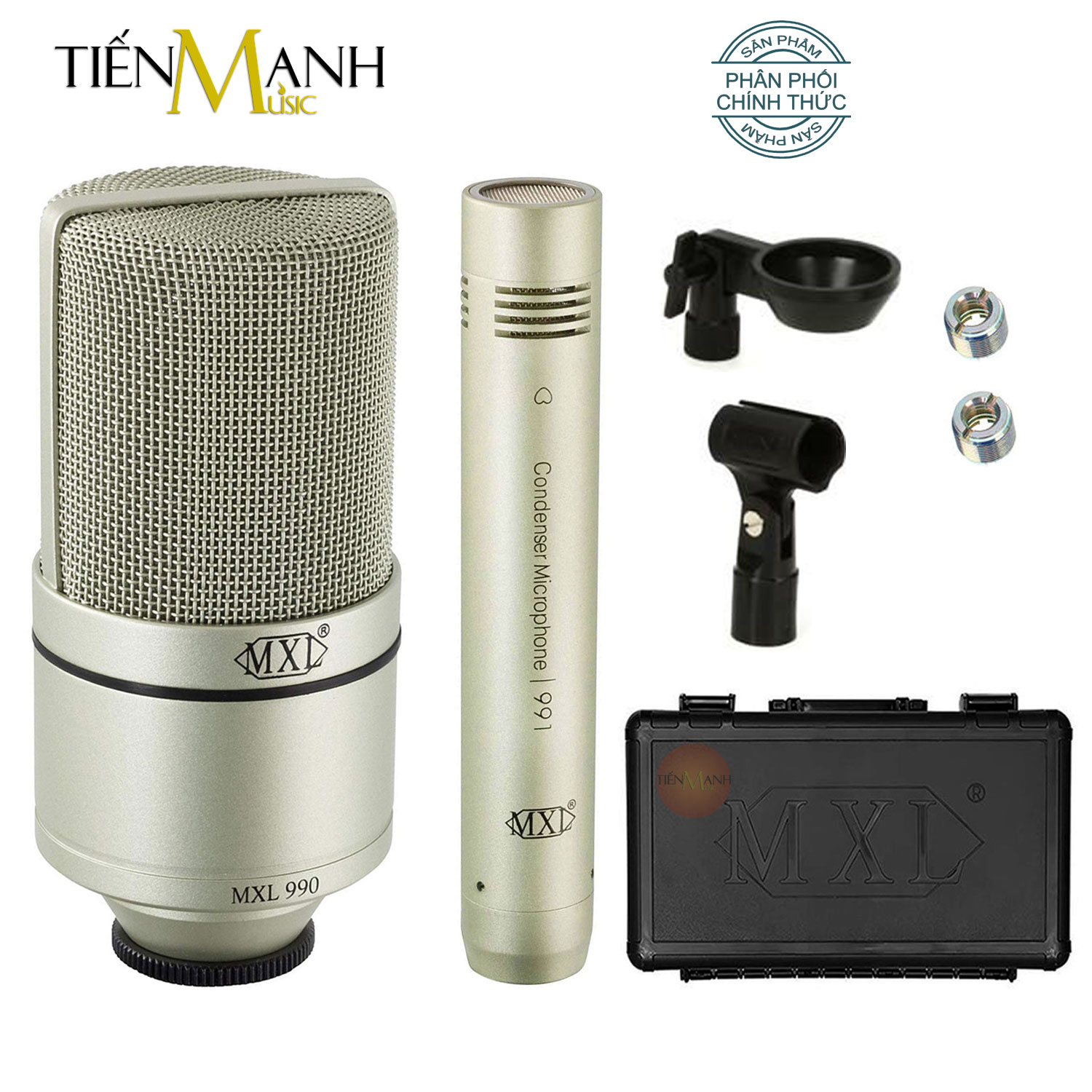 Bộ Micro MXL 990-991 Thu Âm Giọng Hát và Nhạc cụ Mic Phòng Thu Studio MXL990 MXL991 Microphone Cardioid